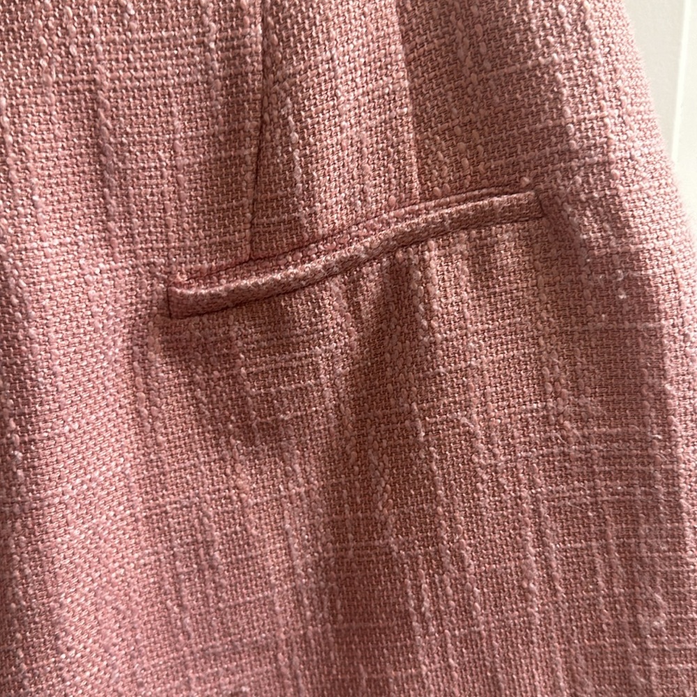 Entro Pink Tweed Shorts - Picture 3 of 5